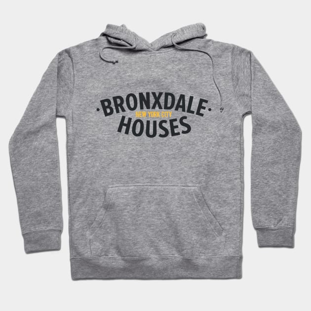 New York Bronx - New York Bronx Schriftzug - Bronx Logo - Bronxdale Houses Hoodie by Boogosh